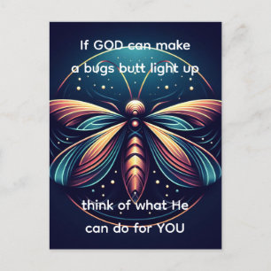 Postal Bugs Butt Light Up Firefly Lightning bug Funny