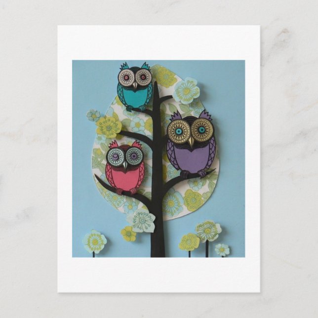 Postal búho (Anverso)