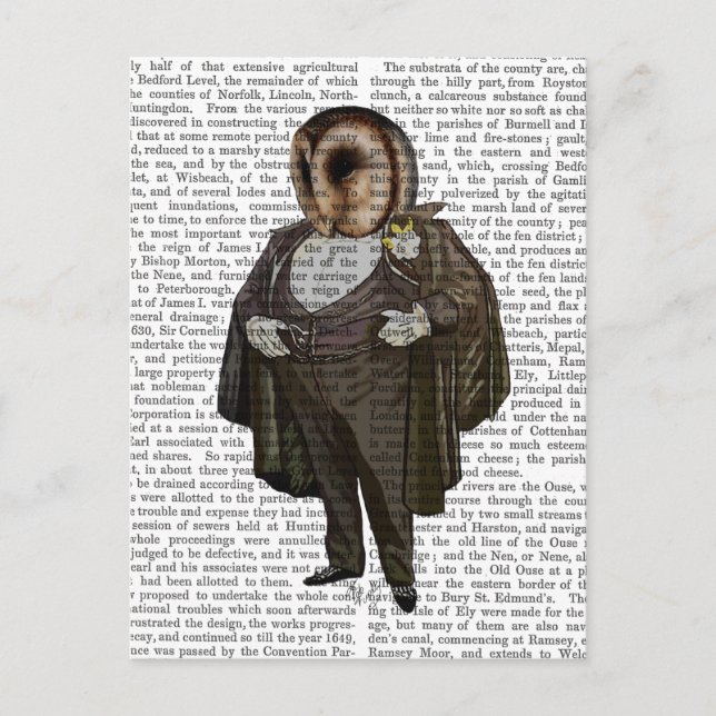 Postal Búho en la ópera (Anverso)