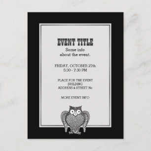 Postal Búho que necesitas