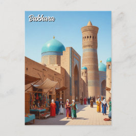 Postal Bukhara Uzbekistán Viaja