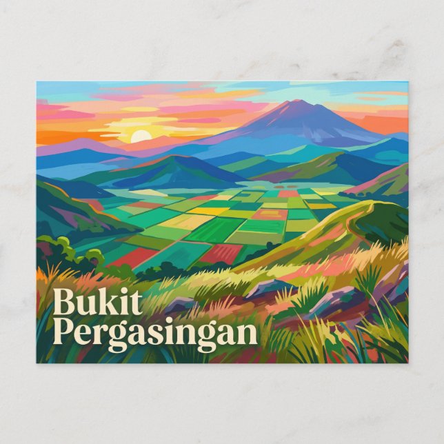 Postal Bukit Pergasingan Indonesia (Anverso)