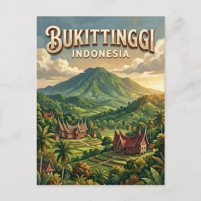 Postal Bukittinggi Indonesia (Anverso)