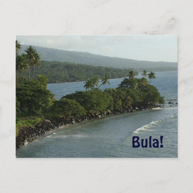 Postal Bula De La Postcard De Fiji (Anverso)
