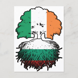 Postal Bulgaria Bandera de raíces de árboles de Irlanda b