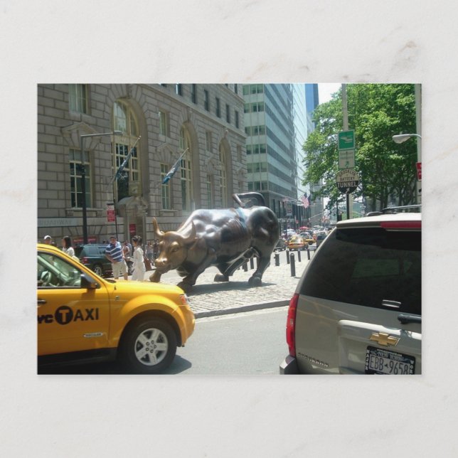 POSTAL BULL ON BROADWAY (Anverso)