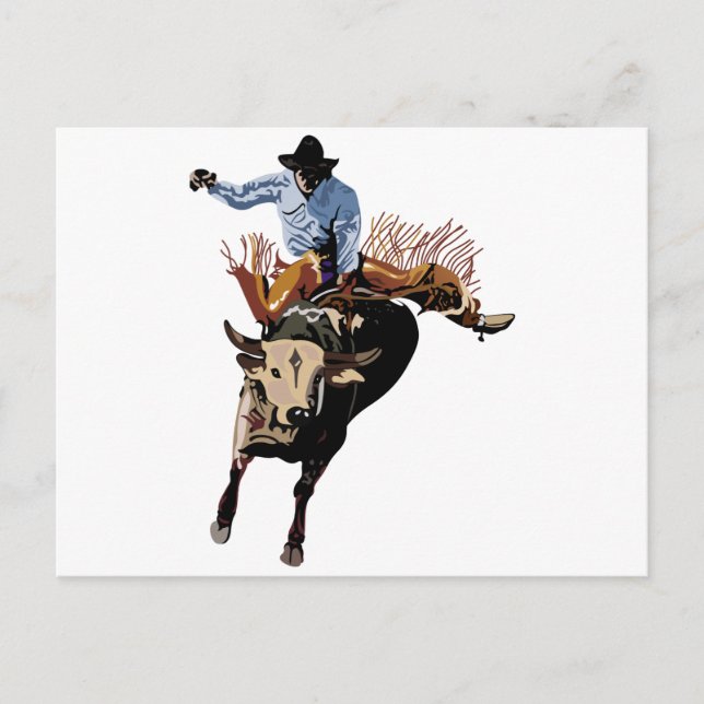 Postal Bull Rider (Anverso)