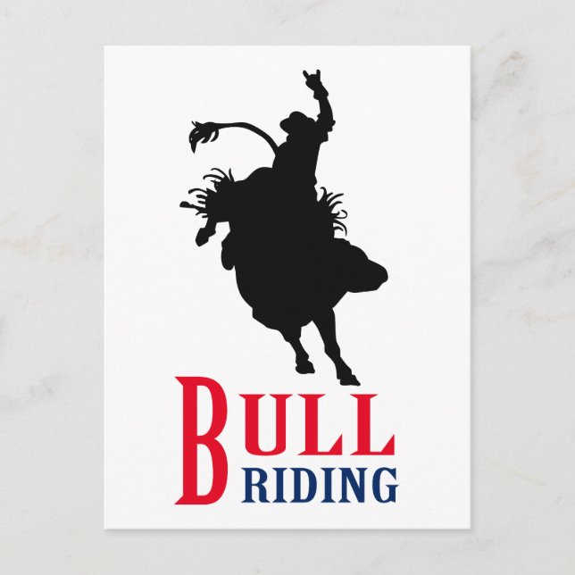 Postal Bull Riding (Anverso)