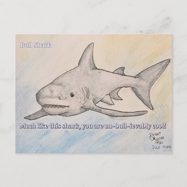 Postal Bull Shark (Anverso)