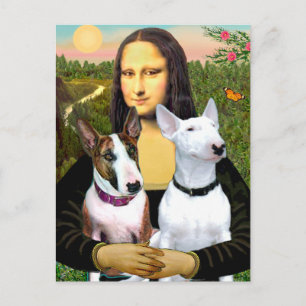 Postal Bull Terriers (Dos) - Mona Lisa