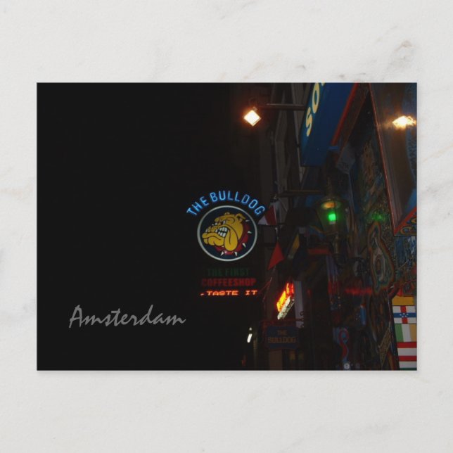 Postal bulldog, Ámsterdam (Anverso)