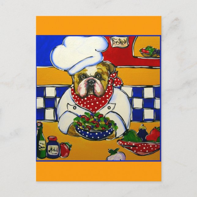 Postal Bulldog Chef (Anverso)