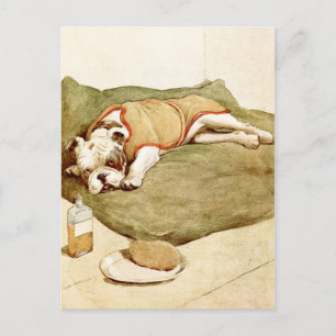 Postal Bulldog con una enfermedad misteriosa