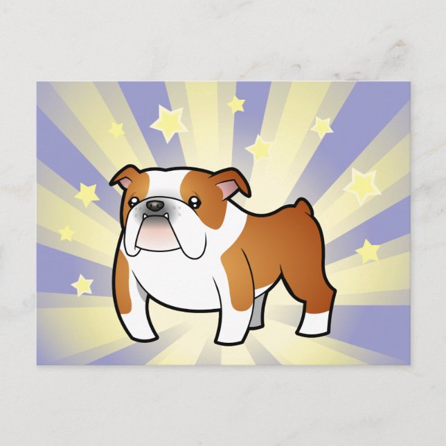 Postal Bulldog Estrella Pequeña (Anverso)