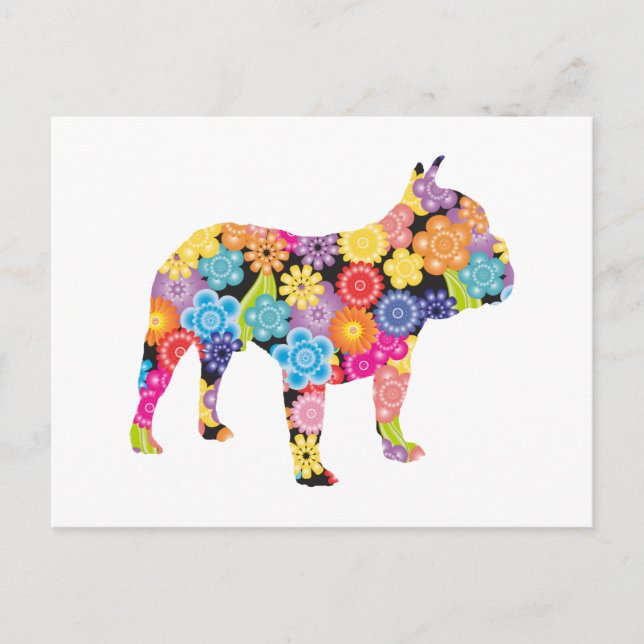 Postal Bulldog francés (Anverso)