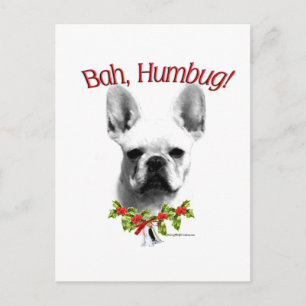 Postal Bulldog francés Bah Humbug