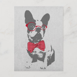 Postal Bulldog francés divertido