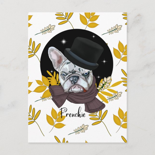 Postal Bulldog Guapo. Frenchie (Anverso)