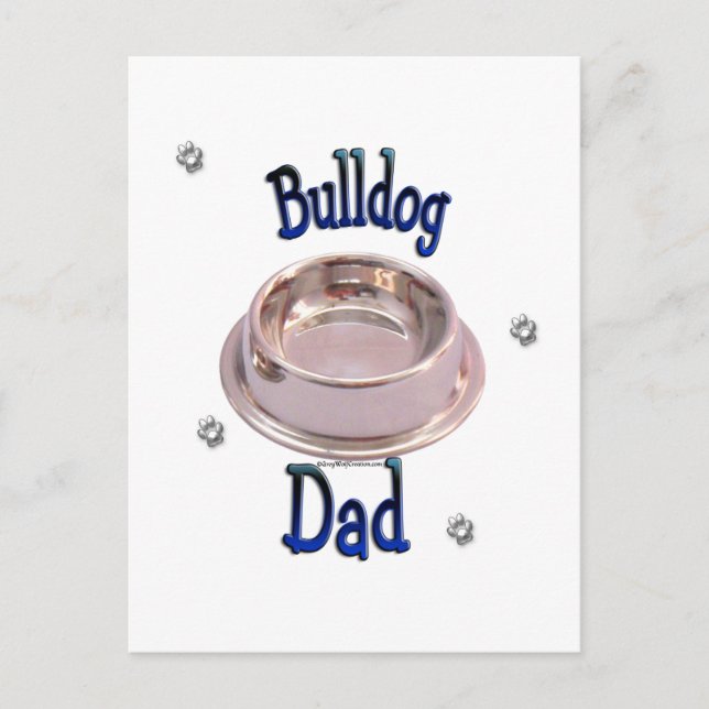 Postal Bulldog Papá (Anverso)