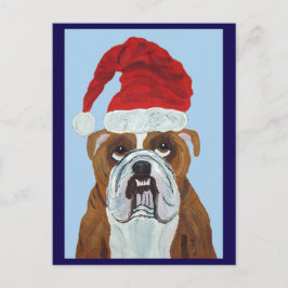 Postal Bulldog Papá Noel