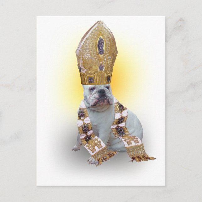 Postal Bulldog piadoso (Anverso)