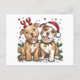 Postal Bulldoges navidades