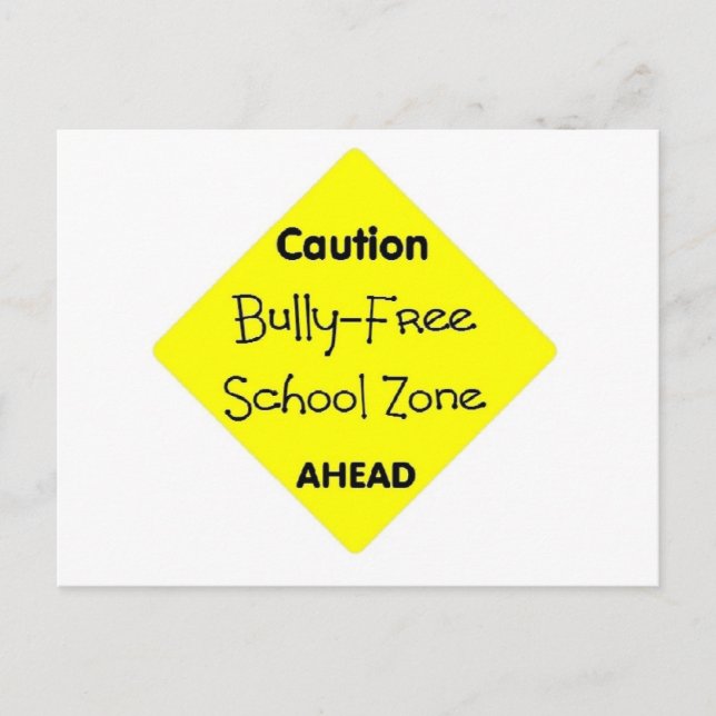 Postal Bully - Zona escolar libre (Anverso)