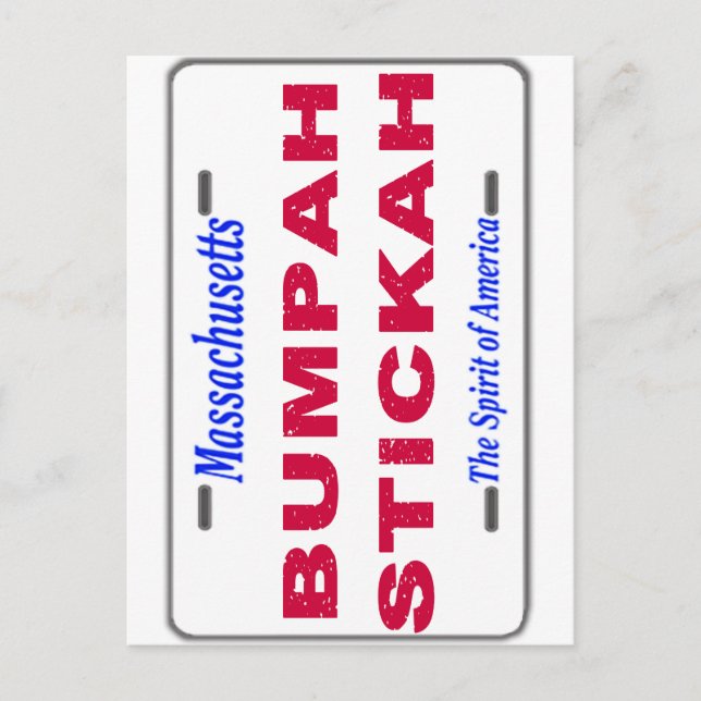 Postal Bumpah Stickah (Anverso)