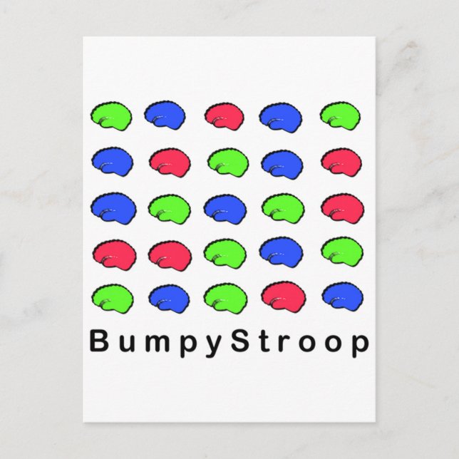 Postal Bumpy Stroop (Anverso)
