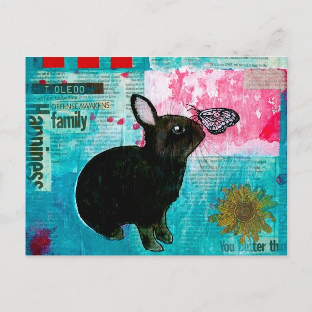 POSTAL BUN N BUTTERFLY (Anverso)