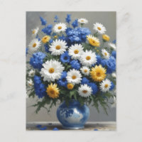 Bunch of Flowers Elegant Watercolor