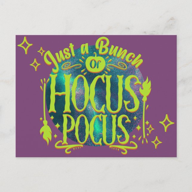 Postal Buncha Hocus Pocus (Anverso)