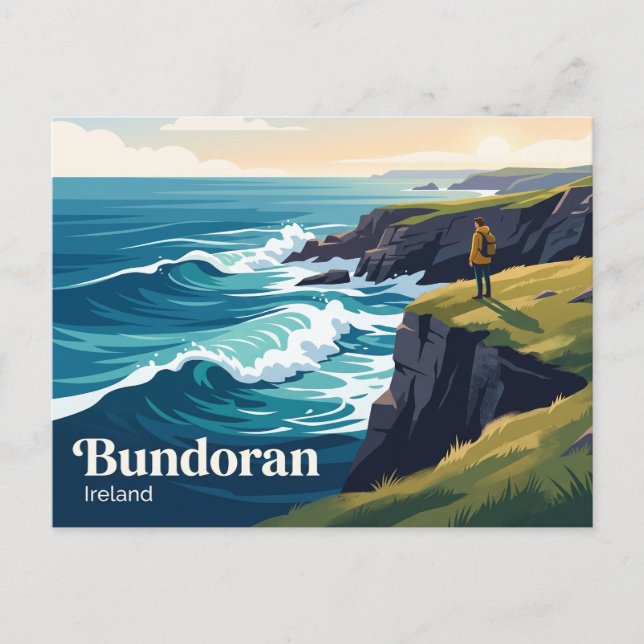 Postal Bundoran Irlanda (Anverso)