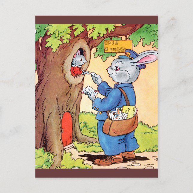 Postal Bunny and the Mailman (Anverso)
