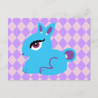Postal Bunny azul