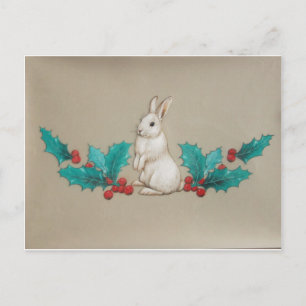 Postal Bunny blanco