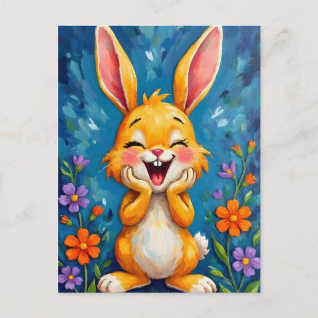 Postal Bunny Bliss (Anverso)