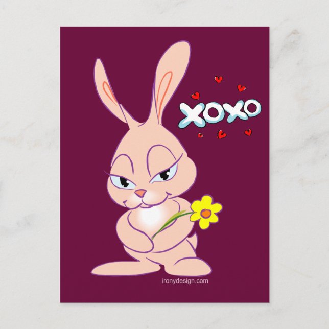 Postal Bunny Love (Anverso)