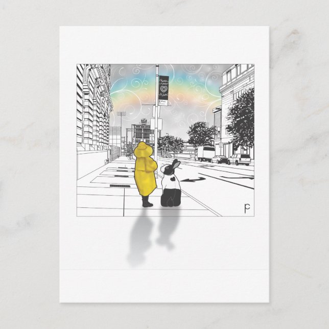 POSTAL BUNNY LOVE (Anverso)