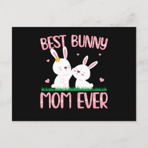 Postal Bunny Mom   Conejos