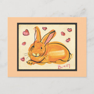 POSTAL BUNNY OF LOVE