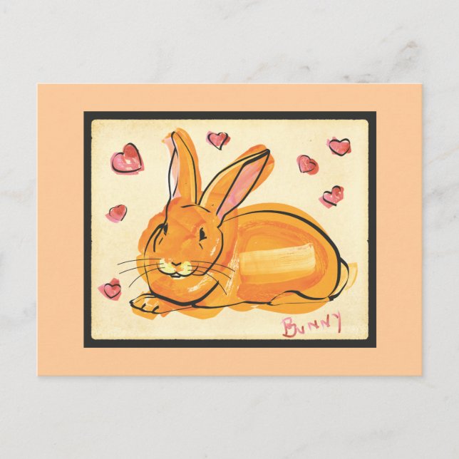 POSTAL BUNNY OF LOVE (Anverso)
