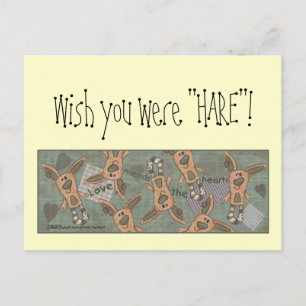 Postal Bunny primitivo