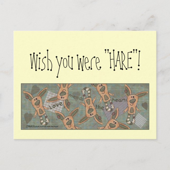 Postal Bunny primitivo (Anverso)