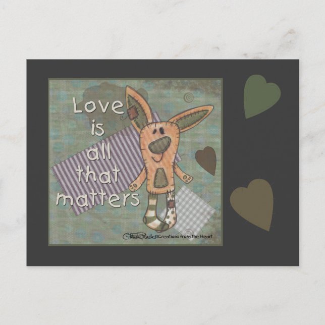 Postal Bunny primitivo (Anverso)