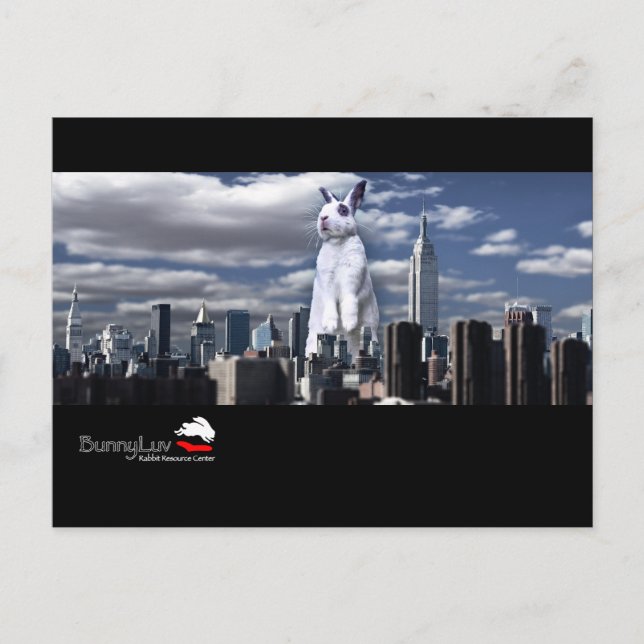 Postal BunnyLuv con Emma (Anverso)