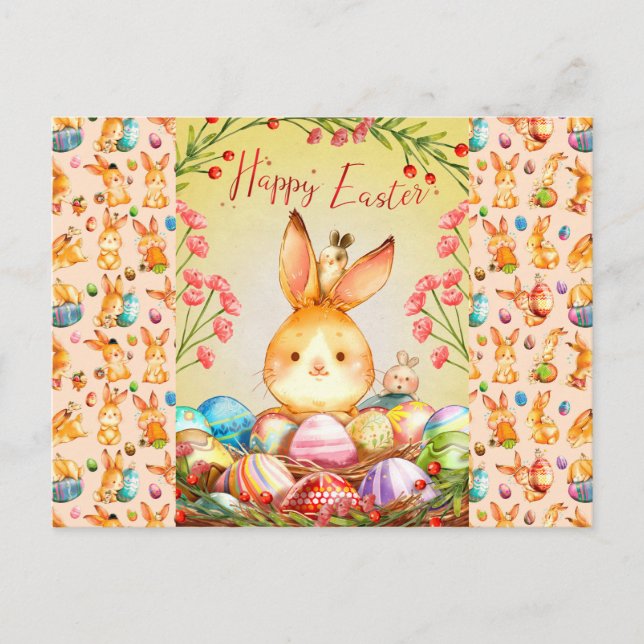 Postal Bunny's For Easter (Anverso)