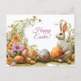 Postal Bunte Aquarell Oster Postkarte mit Ostereiern