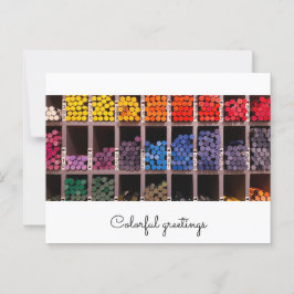 Postal bunte Künstlerfarben im Fach