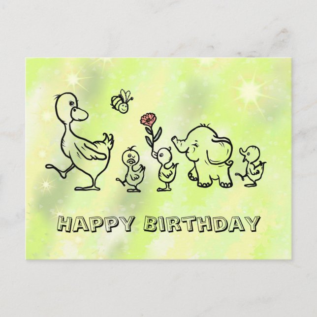 Postal bunter Lauf  (Anverso)